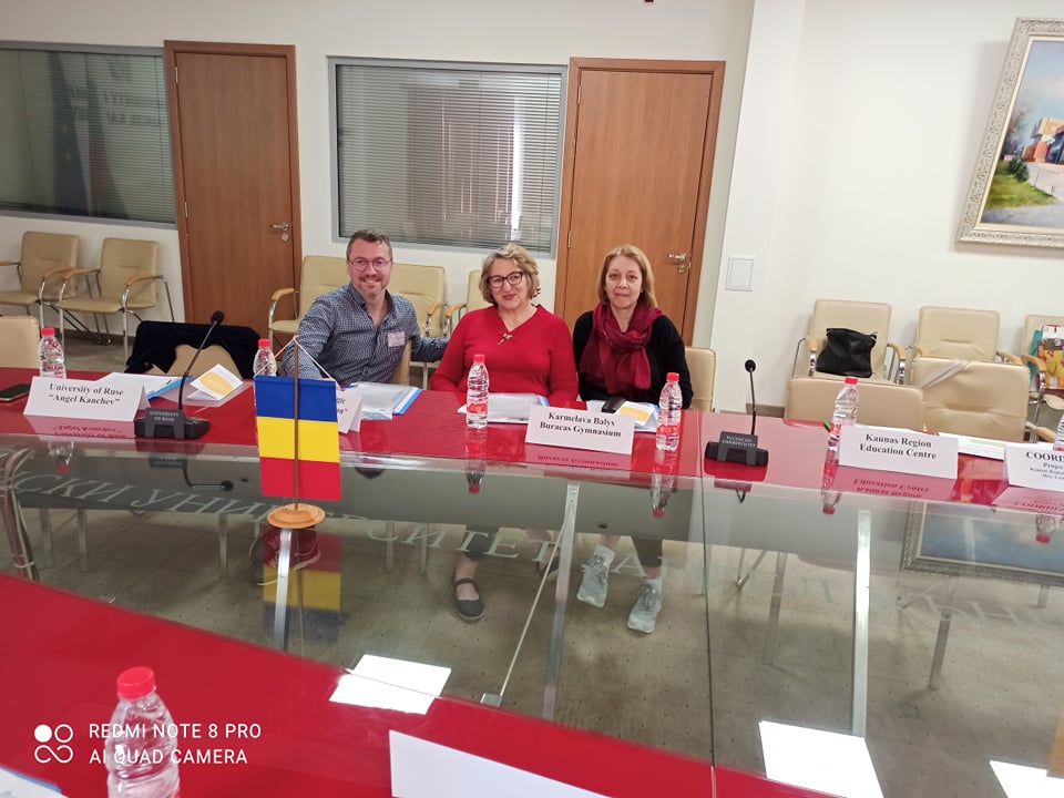 Pirmas projekto partnerių susitikimas Rusėje, Bulgarijoje